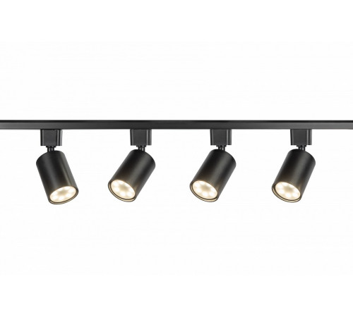 Трековый однофазный светильник (4 шт.) Эра TR70-SET4-GU10-BK Б0063956