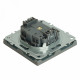 Розетка 1-местная с защитной шторкой Stekker RST16-5109-10 Эмили 49954