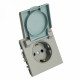 Розетка 1-местная с крышкой и защитными шторками Stekker Эмили RST16-5112-10 49959