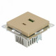 Розетка 2-местная USB + type C Stekker Катрин GLS10-7116-08 50053