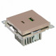 Розетка 2-местная USB + type C Stekker Катрин GLS10-7116-02 50056