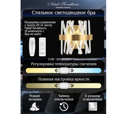 Настенный светильник Natali Kovaltseva Tiziano LED LAMPS 81113/1W