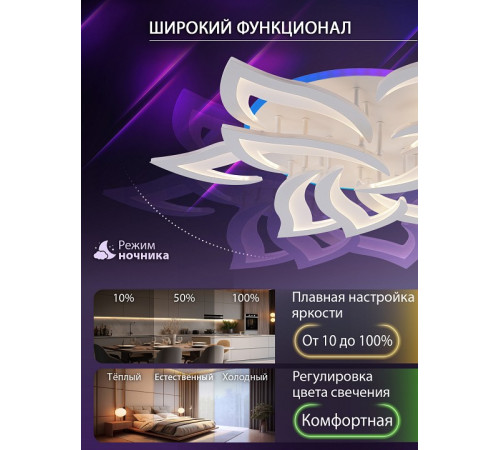 Потолочная люстра Natali Kovaltseva Olimp LED LAMPS 81435 Потолочная люстра Natali Kovaltseva Olimp LED LAMPS 81435