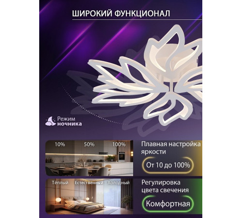 Потолочная люстра Natali Kovaltseva Rif LED LAMPS 81118/5C Потолочная люстра Natali Kovaltseva Rif LED LAMPS 81118/5C