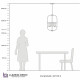 Подвесная люстра Lumina Deco Monterey LDP 1141-4 BK+MD