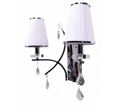 Бра Lumina Deco Glamour LDW 66247-2 WT+CHR Бра Lumina Deco Glamour LDW 66247-2 WT+CHR