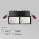 Встраиваемый светильник Maytoni Alfa Led Downlight DL043-02-10W3K-SQ-B-1