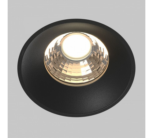 Встраиваемый светильник Maytoni Technical Downlight Round DL058-12W3K-TRS-B