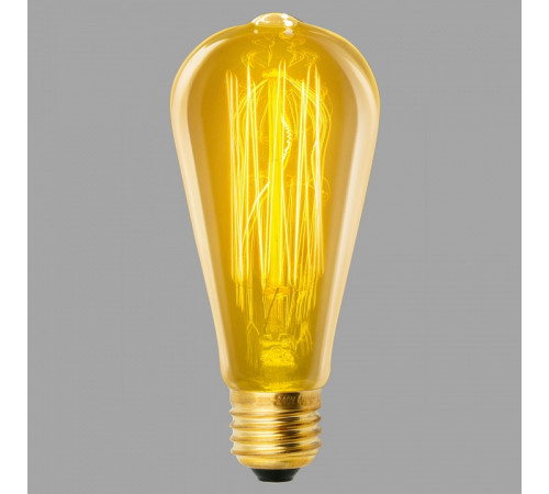 Лампа накаливания (UL-00000482) Uniel E27 60W золотистая IL-V-ST64-60/GOLDEN/E27 VW02