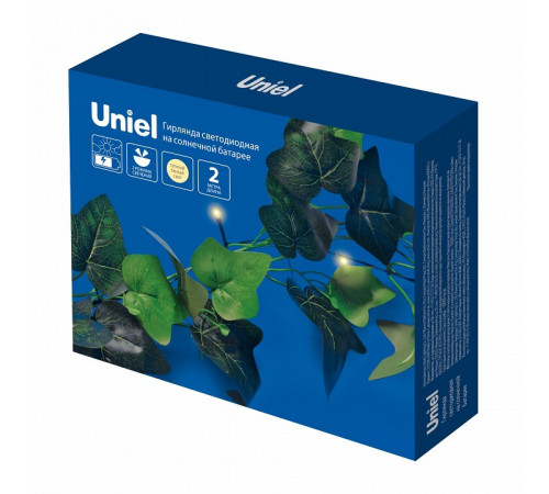Садовая гирлянда на солнечной батарее Uniel USL-S-135/PT2000 IVY UL-00009374