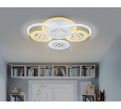 Потолочная светодиодная люстра Ambrella Light Acrylica Ice FA2951 Потолочная светодиодная люстра Ambrella Light Acrylica Ice FA2951