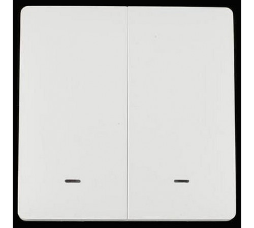 Выключатель двухклавишный Aployt Magnetic track 220 APL.0190.00.02 Выключатель двухклавишный Aployt Magnetic track 220 APL.0190.00.02