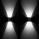 Уличный настенный светильник Arlight LGD-WALL-VARIO-S104x129-2x6W Day4000 (GR, 1-80 deg) 029794