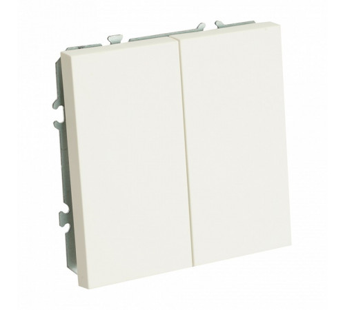 Выключатель двухклавишный Stekker RSW10-5104-01 Эмили 49866