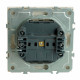 Розетка 1-местная с защитной шторкой Stekker RST16-5113-01 Эмили 49878