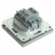 Переключатель перекрестный 1-клавишный Stekker Эмили RSW10-5110-10 49949