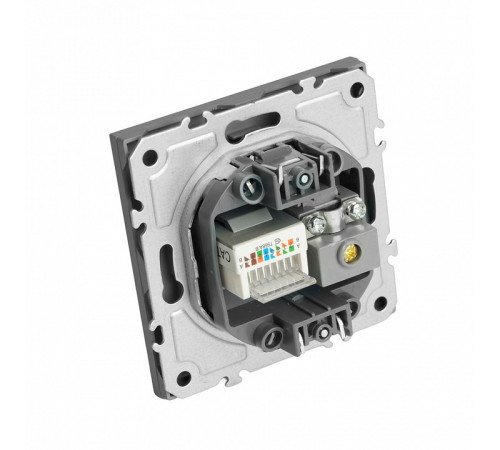 Розетка TV + компьютерная RJ-45 Stekker Эмили RST00-5106-10 49950 Розетка TV + компьютерная RJ-45 Stekker Эмили RST00-5106-10 49950