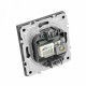 Розетка TV + компьютерная RJ-45 Stekker Эмили RST00-5106-10 49950