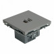 Розетка 2-местная USB + Type C Stekker Эмили RST10-5115-10 49957