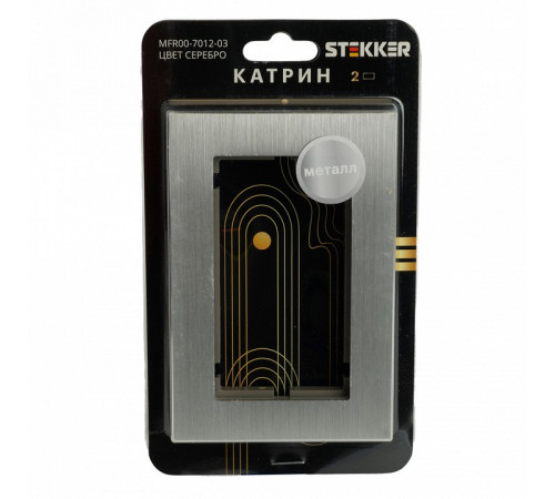 Рамка 2-местная Stekker Катрин MFR00-7012-03 50031 Рамка 2-местная Stekker Катрин MFR00-7012-03 50031