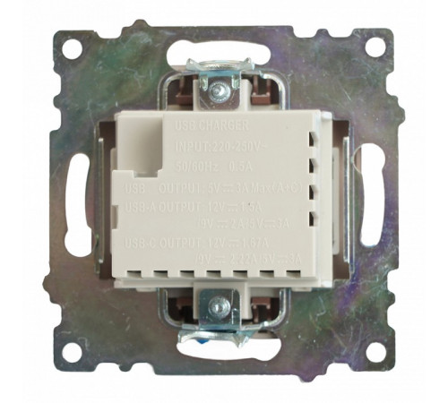 Розетка 2-местная USB + type C Stekker Катрин GLS10-7116-04 50057 Розетка 2-местная USB + type C Stekker Катрин GLS10-7116-04 50057