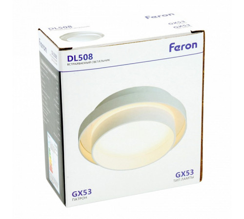 Встраиваемый светильник Feron DL508 51668 Встраиваемый светильник Feron DL508 51668