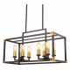 Подвесная люстра Lumina Deco Waldorf LDP 1140-8 BK+MD