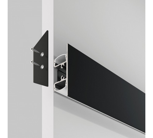 Алюминиевый профиль Maytoni Led strip ALM-1848-B-2M Алюминиевый профиль Maytoni Led strip ALM-1848-B-2M