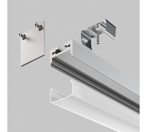 Алюминиевый профиль Maytoni Led strip ALM-2020B-S-2M Алюминиевый профиль Maytoni Led strip ALM-2020B-S-2M
