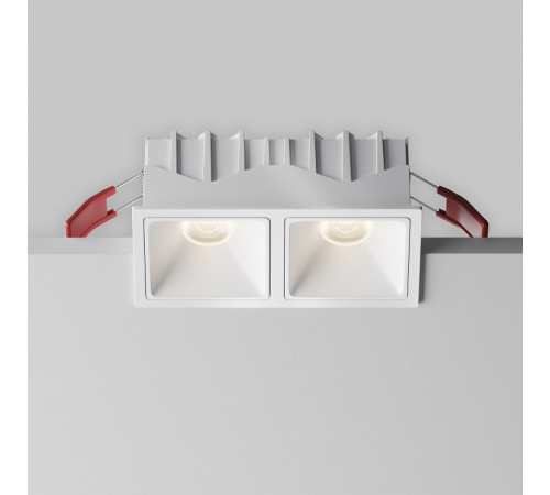 Встраиваемый светильник Maytoni Alfa LED DL043-02-10W4K-SQ-W-1 Встраиваемый светильник Maytoni Alfa LED DL043-02-10W4K-SQ-W-1