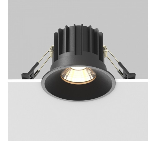 Встраиваемый светильник Maytoni Round DL058-12W3K-B Встраиваемый светильник Maytoni Round DL058-12W3K-B
