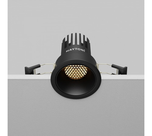 Встраиваемый светильник Maytoni Dip DL115-10W-2.7K-B