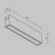 Уличный трековый светильник Maytoni Points O-TR01-3-S-20WB3K
