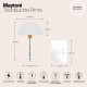 Настольная лампа Maytoni Prima Z034TL-01BZ