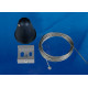 Набор для подвесного монтажа шинопроводов (UL-00003666) Uniel UFB-H41 Black 1 Polybag