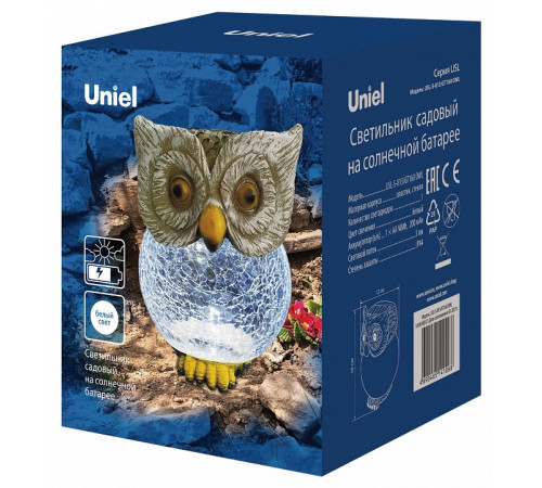 Светильник на солнечных батареях Uniel Special USL-S-813/GT160 OWL UL-00007867