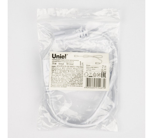 Провод Uniel UCX-PP3/L10-050 WHITE 1 POLYBAG UL-00008553 Провод Uniel UCX-PP3/L10-050 WHITE 1 POLYBAG UL-00008553