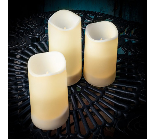 Садовый светильник на солнечной батарее Uniel USL-S-816/PT150 CANDLE SET3 UL-00009381