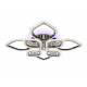 Потолочная светодиодная люстра Ambrella Light Acrylica Ice FA283