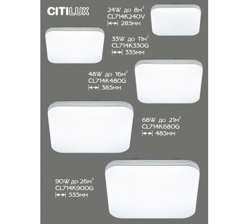 Потолочная люстра Citilux Симпла CL714K900G