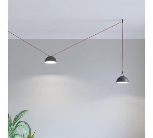 Трековый однофазный светильник Denkirs Belty Flow DK5561-BK