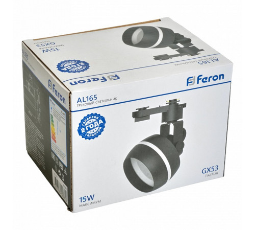 Трековый однофазный светильник Feron AL165 48549