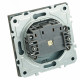 Розетка 1-местная с защитной шторкой Stekker RST16-5109-10 Эмили 49954