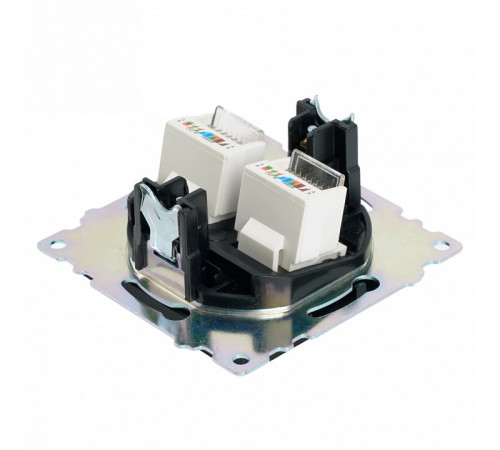 Розетка компьютерная 2-местная RJ-45 Stekker Катрин GLS00-7109-05 50007 Розетка компьютерная 2-местная RJ-45 Stekker Катрин GLS00-7109-05 50007