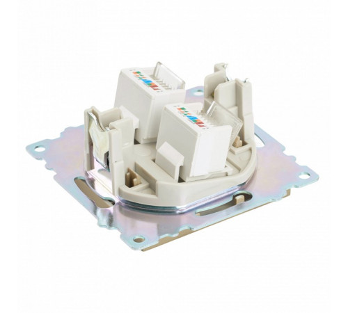Розетка компьютерная 2-местная RJ-45 Stekker Катрин GLS00-7109-08 50009 Розетка компьютерная 2-местная RJ-45 Stekker Катрин GLS00-7109-08 50009