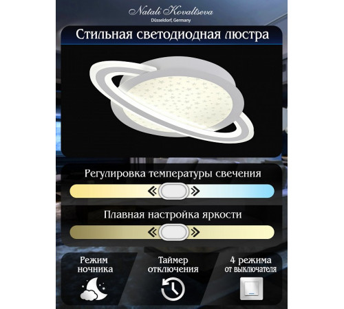 Потолочная люстра Natali Kovaltseva Planet INNOVATION STYLE 83130