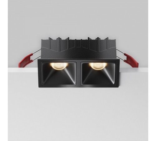 Встраиваемый светильник Maytoni Alfa Led Downlight DL043-02-10W3K-SQ-B-1 Встраиваемый светильник Maytoni Alfa Led Downlight DL043-02-10W3K-SQ-B-1