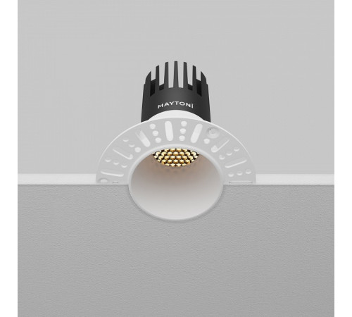 Встраиваемый светильник Maytoni Dip DL120-10W-2.7K-TRS-W Встраиваемый светильник Maytoni Dip DL120-10W-2.7K-TRS-W