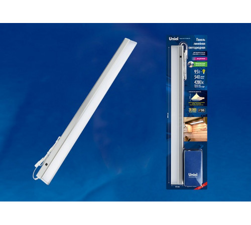 Мебельный светодиодный светильник (UL-00002884) Uniel ULI-F41-9,5W4200K/DIM Sensor IP20 Silver Мебельный светодиодный светильник (UL-00002884) Uniel ULI-F41-9,5W4200K/DIM Sensor IP20 Silver
