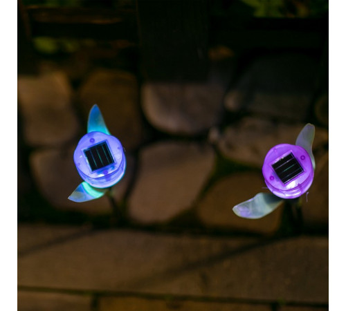 Светильник на солнечных батареях (UL-00004278) Uniel Promo USL-C-453/PT305 Purple Tulip